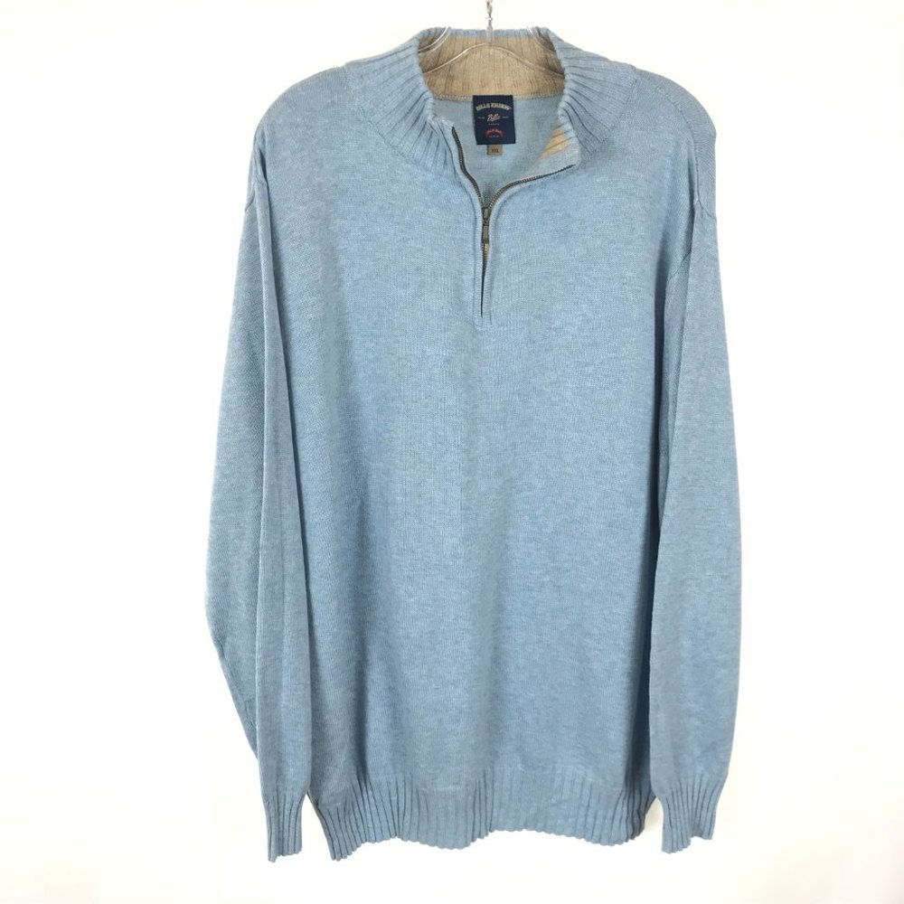 NWOT Size 2XL Bills Khakis Tan Quarter Zip Sweater